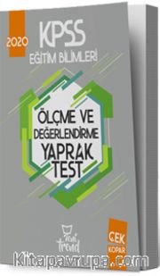 2020 KPSS Eğitim Bilimleri Ölçme ve Değerlendirme Yaprak Test
