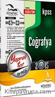 2015 KPSS Genel Kültür Coğrafya Yaprak Test