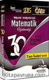 2015 KPSS ÖABT İlköğretim-Ortaöğretim (Lise) Matematik Öğretmenliği Çözümlü 30 Deneme Sınavı / Tam İsabet Serisi