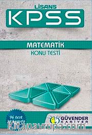 KPSS Lisans Matematik Konu Testi
