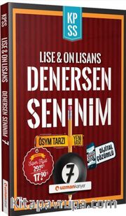 2020 KPSS Lise Ön Lisans 7 Deneme Dijital Çözümlü