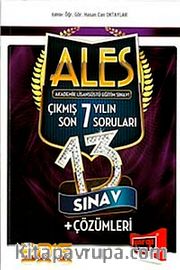 2015 ALES Son 7 Yılın Çıkmış 13 Sınav Soruları ve Çözümleri