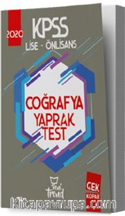 2020 KPSS Lise Önlisans Coğrafya Yaprak Test