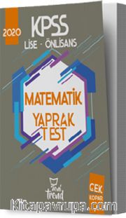 2020 KPSS Lise Önlisans Matematik Yaprak Test