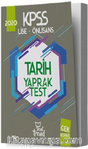 2020 KPSS Lise Önlisans Tarih Yaprak Test