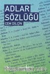 Adlar Sözlüğü (Ciltli)