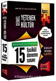 2015 KPSS Genel Yetenek Genel Kültür 15 Fasikül Deneme Sınavı
