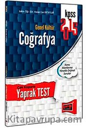 2015 KPSS Genel Kültür Coğrafya Çek Kopart Yaprak Test