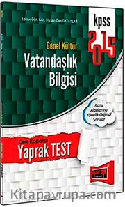 2015 KPSS Genel Kültür Vatandaşlık Bilgisi Çek Kopartlı Yaprak Test