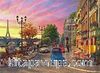 Pariste Akşamüstü Puzzle (26x36 Kod:1000-1004)