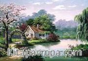 Küçük Bahçe Köşkü Puzzle (19x26 Kod:260-3304)