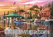 Limanda Gün Batımı Puzzle (36x25 Kod:3000-4905)