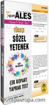 ALES Türkçe Sözel Yetenek Çek Kopart Yaprak Test