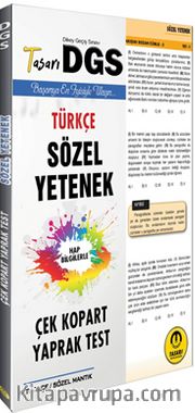 DGS Türkçe Sözel Yetenek Çek Kopart Yaprak Test