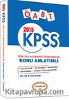 2015 KPSS ÖABT Türk Dili ve Edebiyatı Öğretmenliği Konu Anlatımlı