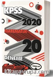 2020 KPSS Genel Yetenek Matematik Tamamı Çözümlü 20 Deneme