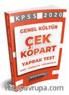 2020 KPSS Genel Kültür Çek Kopart Yaprak Test