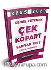 2020 Genel Yetenek Çek Kopart Yaprak Test