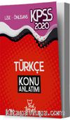 2020 KPSS Lise Önlisans Genel Yetenek Genel Kültür Türkçe Konu Anlatımı