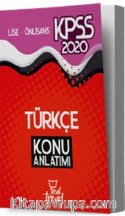 2020 KPSS Lise Önlisans Genel Yetenek Genel Kültür Türkçe Konu Anlatımı