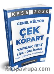 2020 KPSS Lise-Önlisans Genel Kültür Çek Kopart Yaprak Test