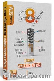 8. Sınıf LGS Tüm Dersler 1.Dönem Tekrar Kitabı 