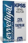 2020 Evveliyat KPSS Genel Kültür Coğrafya Çek Kopar Yaprak Test 