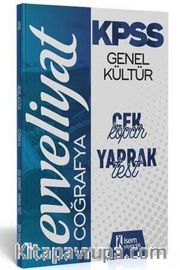 2020 Evveliyat KPSS Genel Kültür Coğrafya Çek Kopar Yaprak Test 