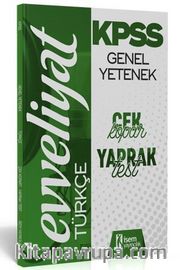 2020 Evveliyat KPSS Genel Yetenek Türkçe Çek Kopar Yaprak Test 