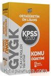 2020 Evveliyat KPSS Orta Öğretim Ön Lisans Genel Yetenek Genel Kültür Konu Öğretimi Tek Kitap