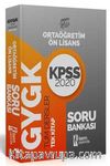 2020 Evveliyat KPSS Orta Öğretim Ön Lisans Genel Yetenek Genel Kültür Soru Bankası Tek Kitap