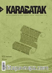 Karabatak İki Aylık Edebiyat ve Sanat Dergisi Kasım-Aralık 2014 Sayı:17