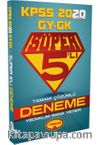 2020 KPSS Genel Yetenek Genel Kültür Tamamı Çözümlü Süper 5'li Deneme