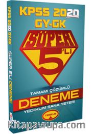 2020 KPSS Genel Yetenek Genel Kültür Tamamı Çözümlü Süper 5'li Deneme