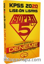 2020 KPSS Lise-Önlisans Tamamı Çözümlü Süper 5'li Deneme