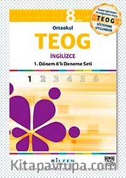 8. Sınıf Ortaokul TEOG İngilizce 1. Dönem 6'lı Deneme Seti