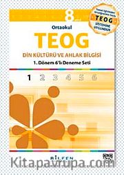 8. Sınıf Ortaokul TEOG Din Kültürü ve Ahlak Bilgisi 1. Dönem 6'lı Deneme Seti