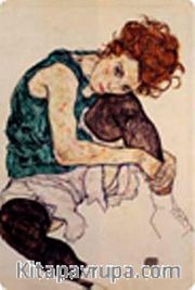 Dizlerini Kırmış Kadının Portresi / Egon Schiele Not Defteri