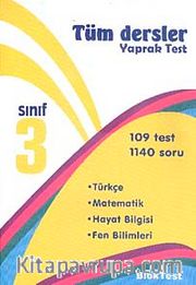 3. Sınıf Tüm Dersler Yaprak Test