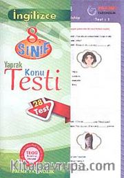 8. Sınıf İngilizce Yaprak Konu Testi (28 Test)