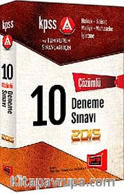 2015 KPSS A Çözümlü 10 Deneme Sınavı