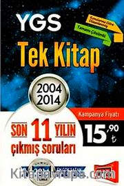 2015 YGS Tek Kitap Son 11 Yılın Çıkmış Soruları (2004-2014)