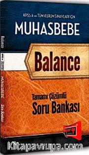 KPSS A Muhasebe Balance Tamamı Çözümlü Soru Bankası