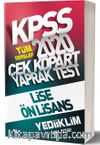 2020 KPSS Lise-Önlisans Tüm Dersler Çek Kopart Yaprak Test
