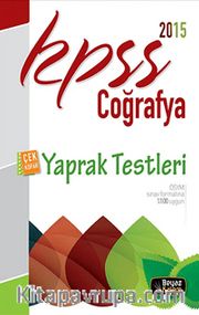 2015 KPSS Coğrafya Yaprak Testleri