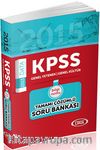 2015 KPSS Genel Yetenek Genel Kültür Bilgi Notlu Tamamı Çözümlü Soru Bankası