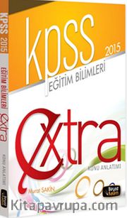2015 KPSS Eğitim Bilimleri Extra Konu Anlatım