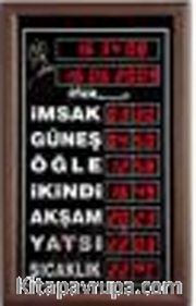 Ezan Okuyan Saat İmsakiye (Ev Tipi Küçük Boy) Dijital Saat İmsakiye
