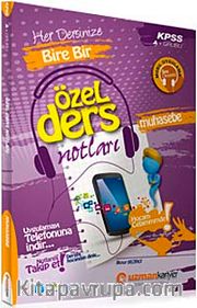 KPSS Muhasebe Özel Ders Notları