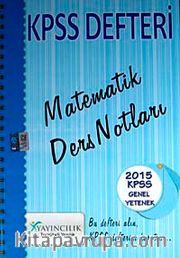 2015 KPSS Defteri Genel Yetenek Matematik Ders Notları
